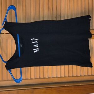 M Brand Women's Maui Black & White Tank-NWOT